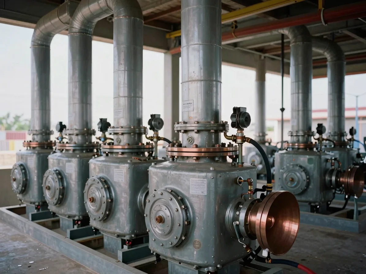 Documentary construction photograph, close technical view of a ga